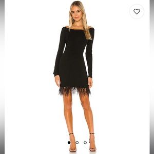 Lovers & Friends XS Feather Dress